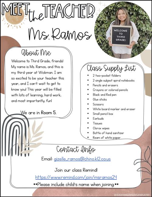 Meet the Teacher